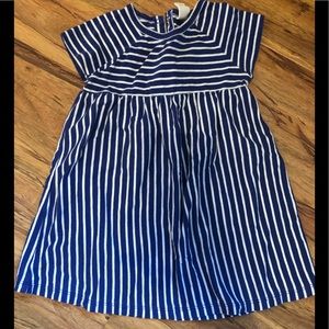 Tucker Tate blue striped dress